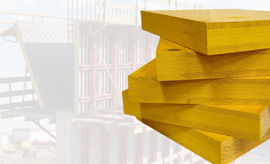 Panouri galbene pentru cofraje